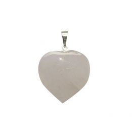 Cuarzo Rosa Colgante Corazón 2.5cm